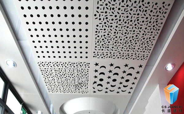藝術鏤空鋁單板走廊通道應用效果圖